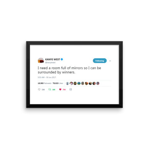 @Kanye West - "I Need A Room Full Of Mirrors"