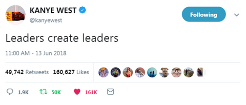 @Kanye West - "Leaders Create Leaders"