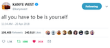 @Kanye West - "All You Have To Be Is Yourself"