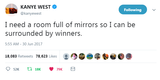 @Kanye West - "I Need A Room Full Of Mirrors"