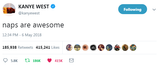 @Kanye West - "Naps Are Awesome"